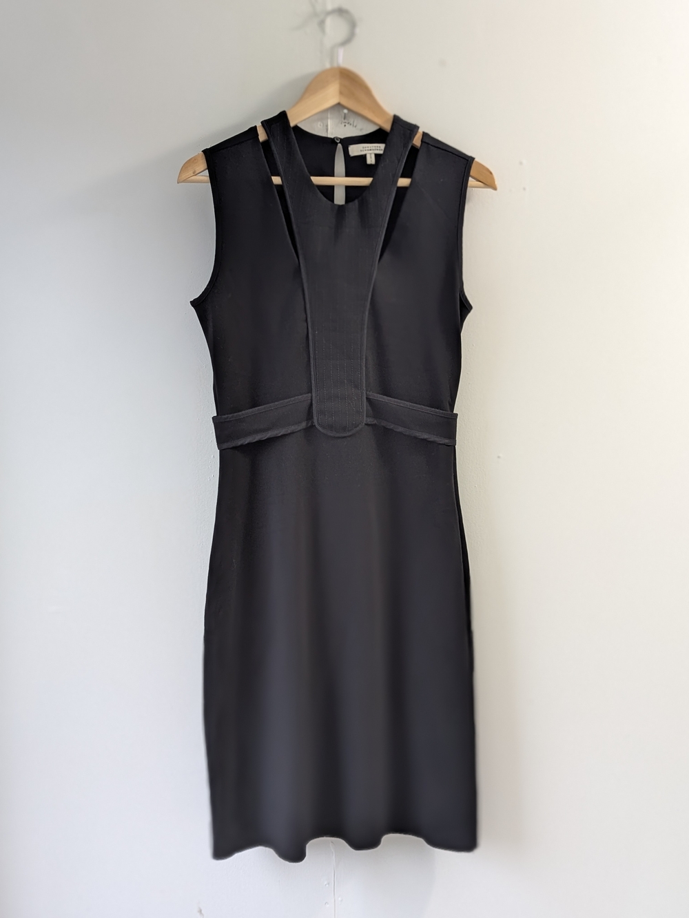 Dorothee Schumacher Cutout Belted A-line Sleeveless Midi Dress Size 2 Portugal
